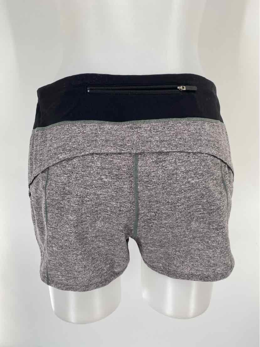 Size 10 Lululemon Black Print Shorts