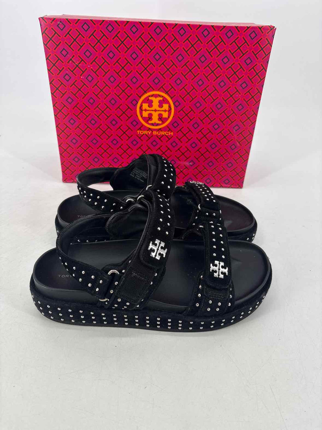 Shoe Size 10 Tory Burch Black Sandals