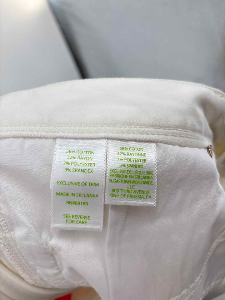 Size 14 Lilly Pulitzer White Pants
