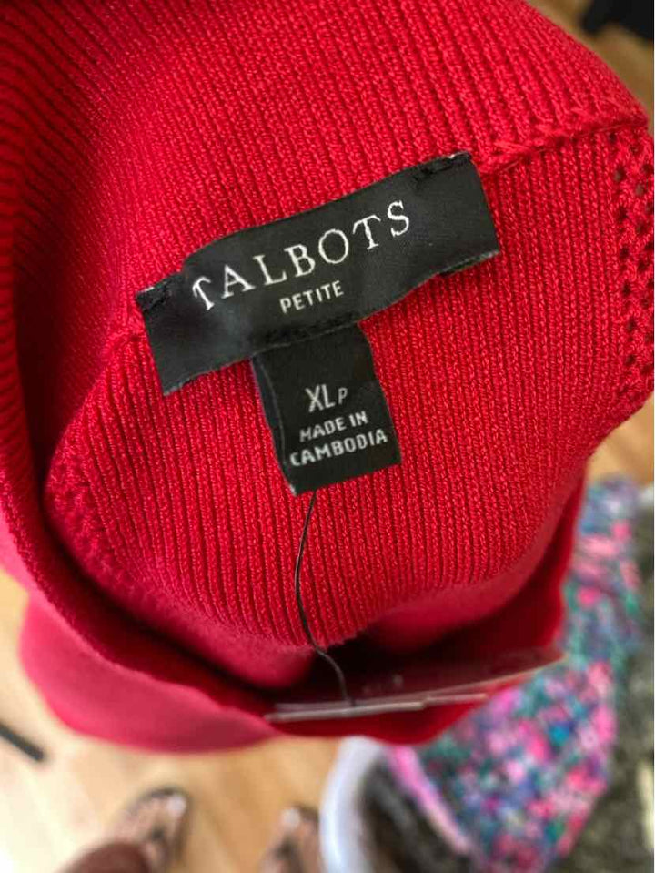 Size XL Talbots Red Shirt