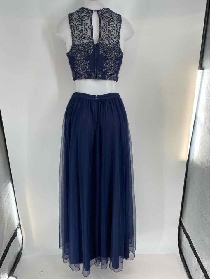 Size 3 Navy 2 PC Dress