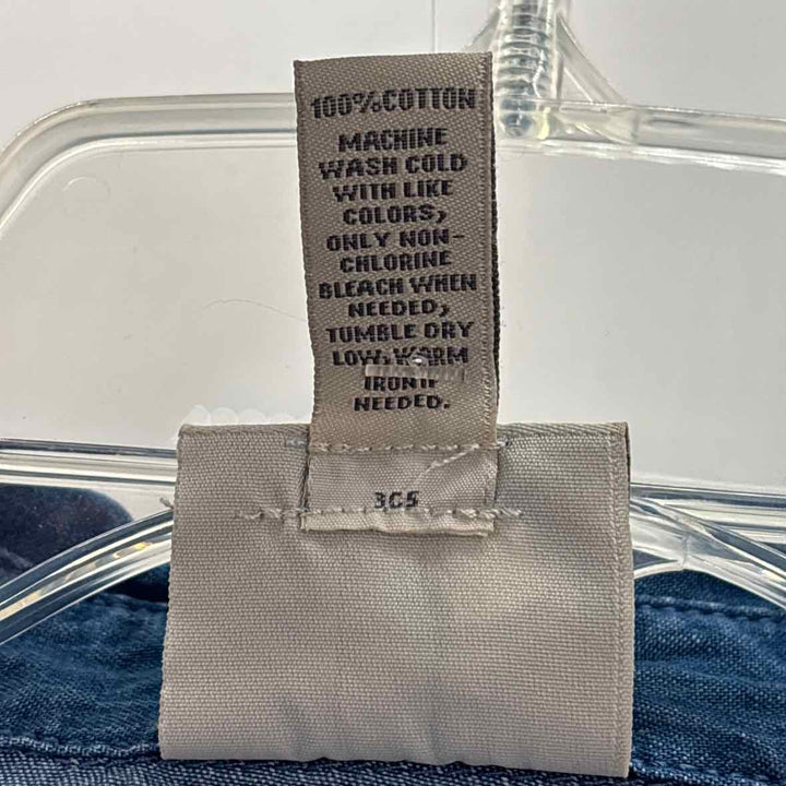 Size L ST JOHNS BAY Blue Chambray Dress