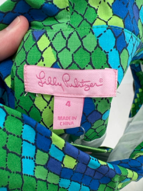 Size 4 Lilly Pulitzer Multi-Color Dress