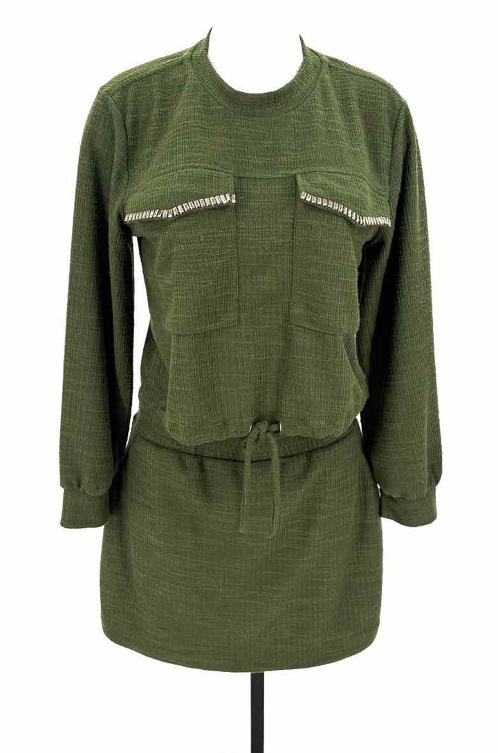 Size M Green 2 PC Dress