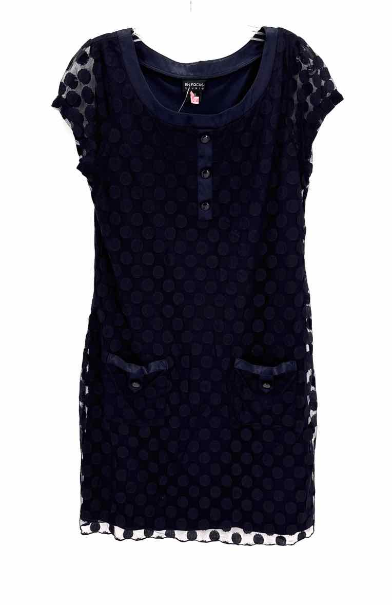 Size 12 ENFOCUS Navy Lace Dress