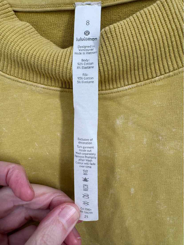 Size 8 Lululemon Green Shirt