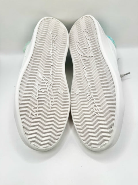 Shoe Size 9 White Leather Sneakers