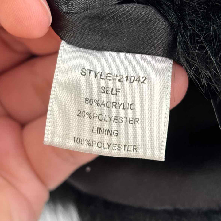 Size S SKIES ARE BLUE Black Vest