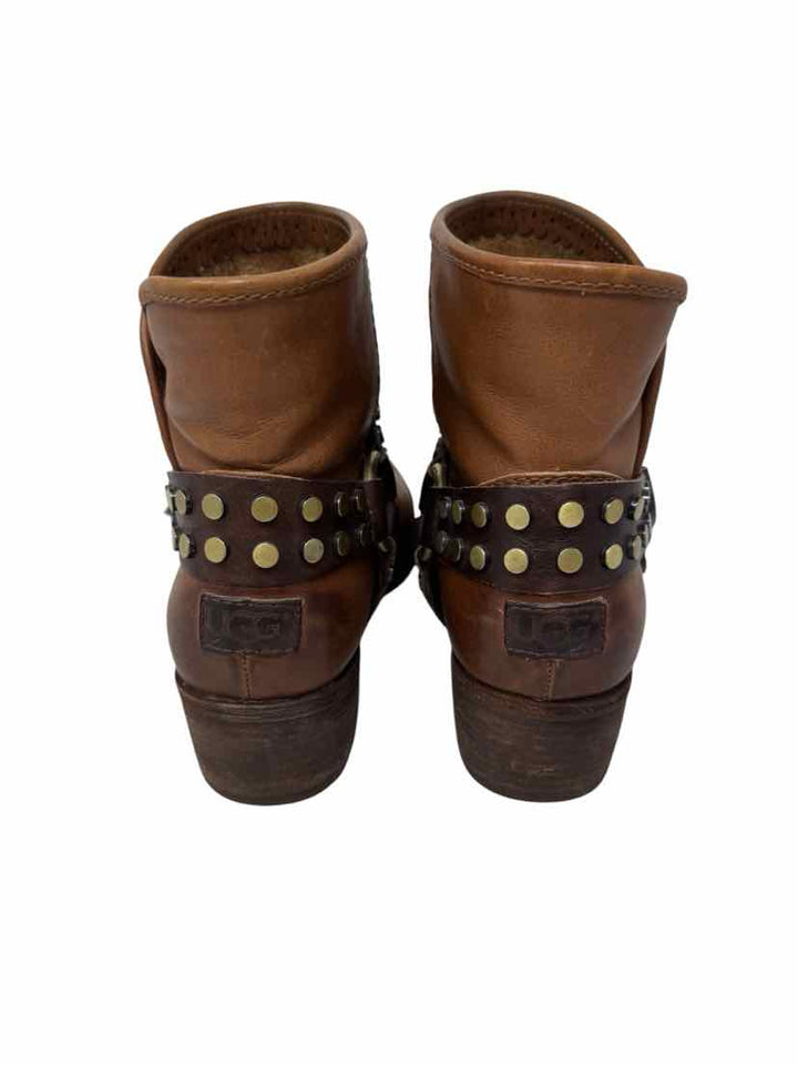 Shoe Size 6 Ugg Brown Leather Boots
