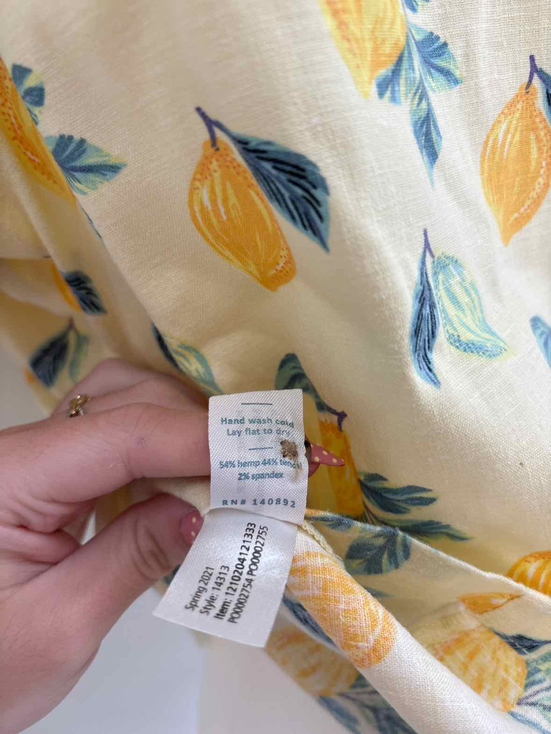 Size L Yellow Shirt