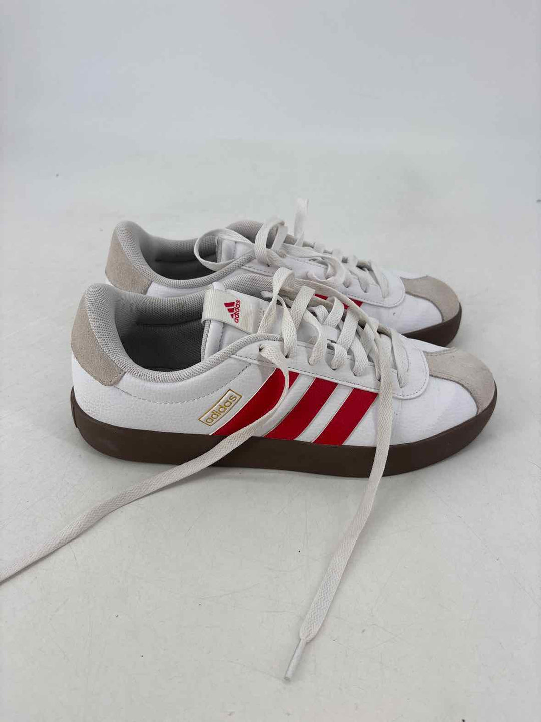 Shoe Size 9.5 Adidas Red Print Sneakers