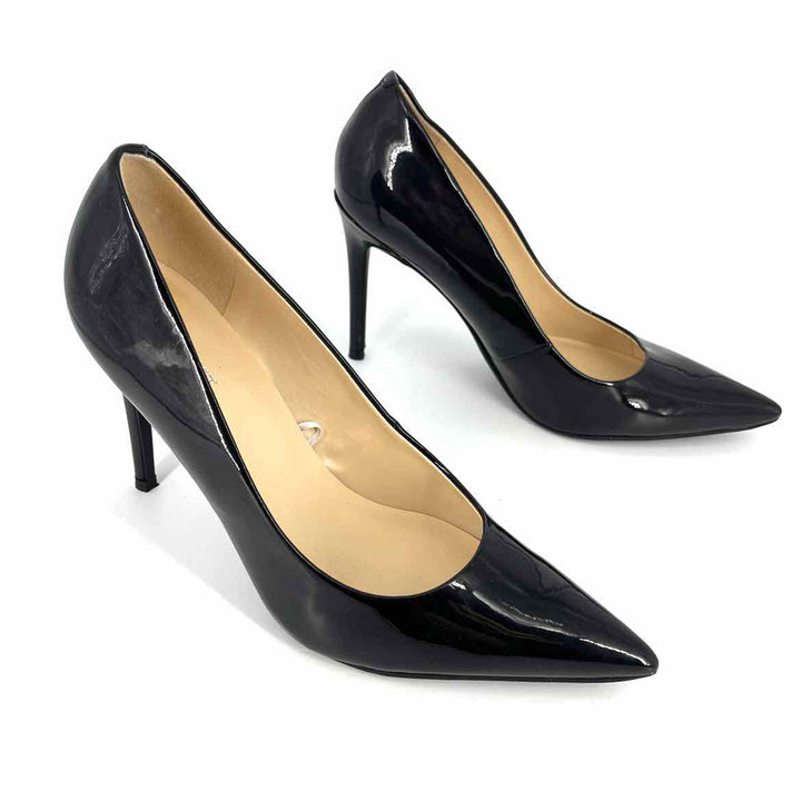 Shoe Size 9.5 Nine West Black PATENT Pumps