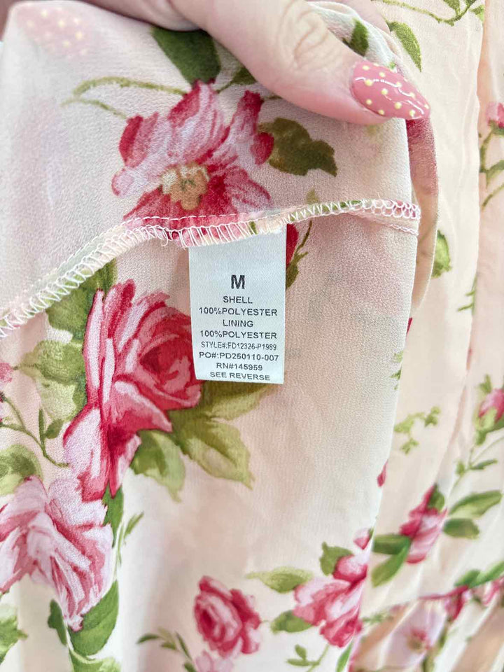Size M PINK PRINT Dress