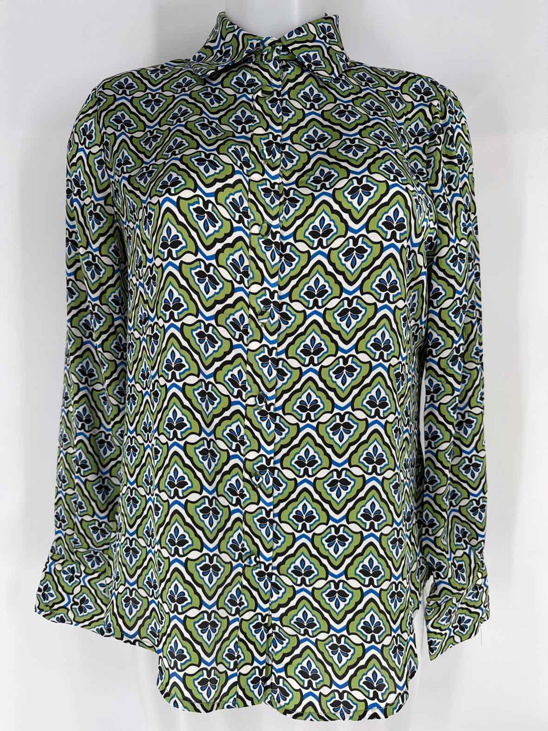 Size S INDUSTRY Green Print Shirt