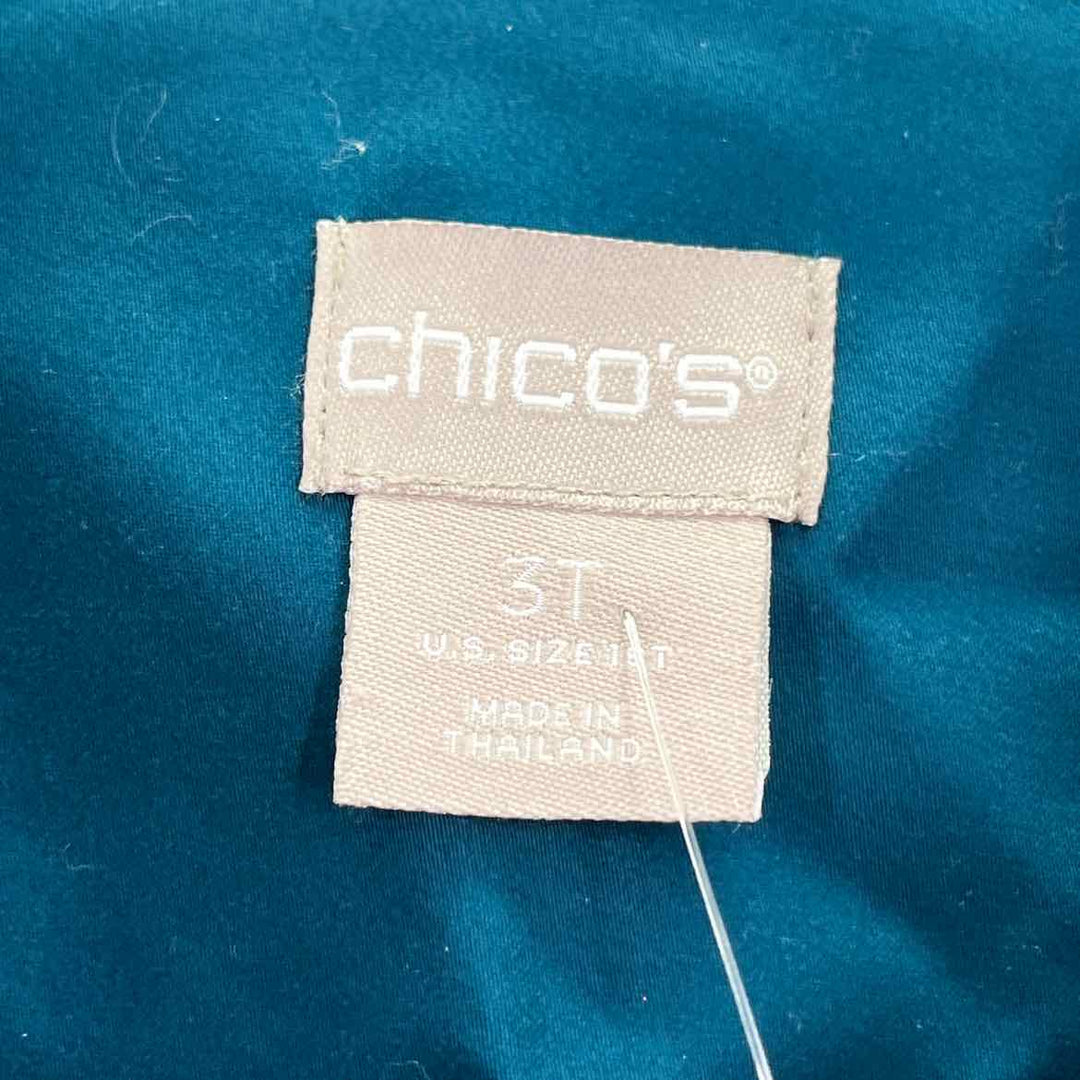 Size XL Chico's Teal Shirt