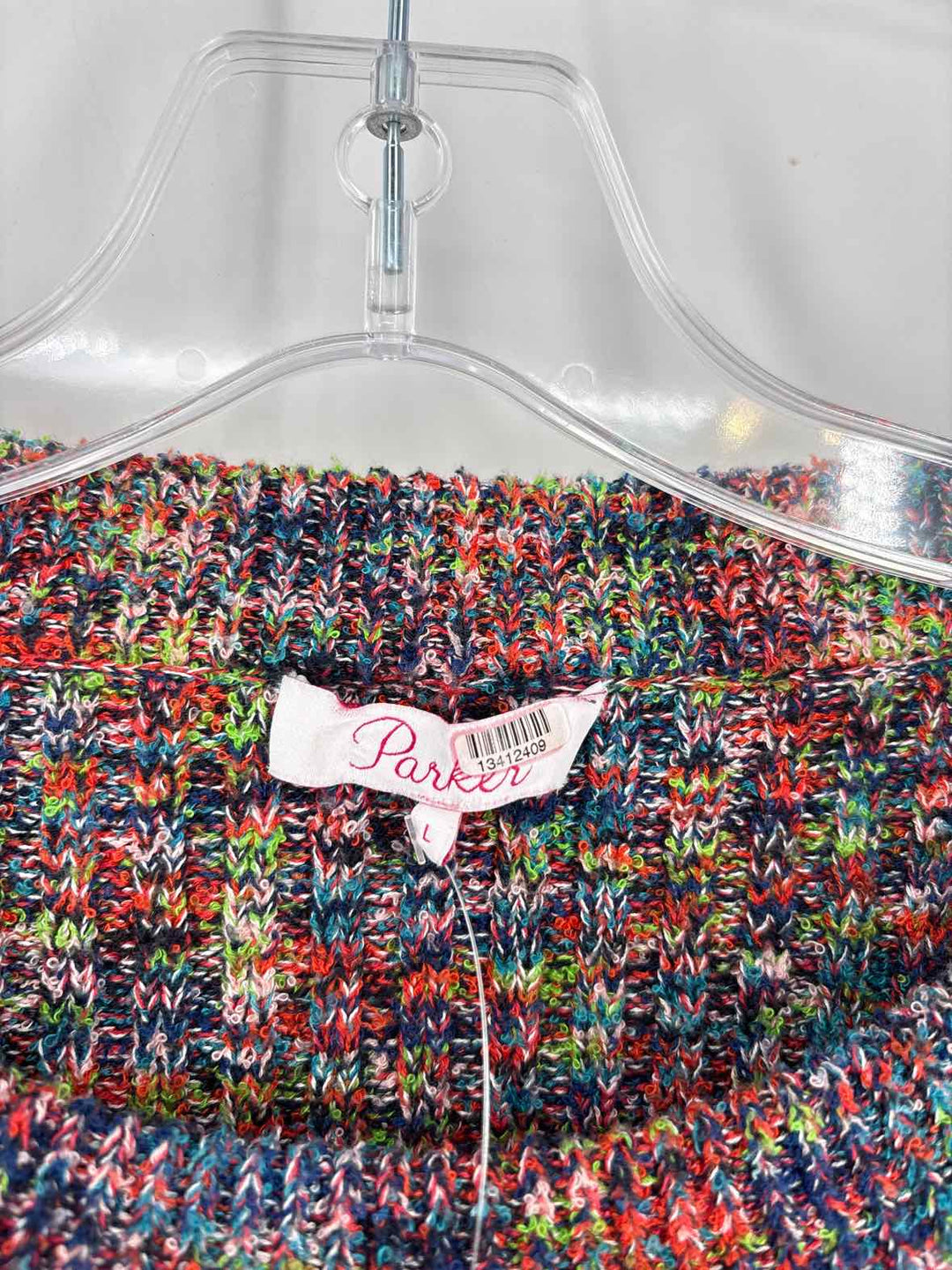 Size L PARKER Multi-Color Sweater