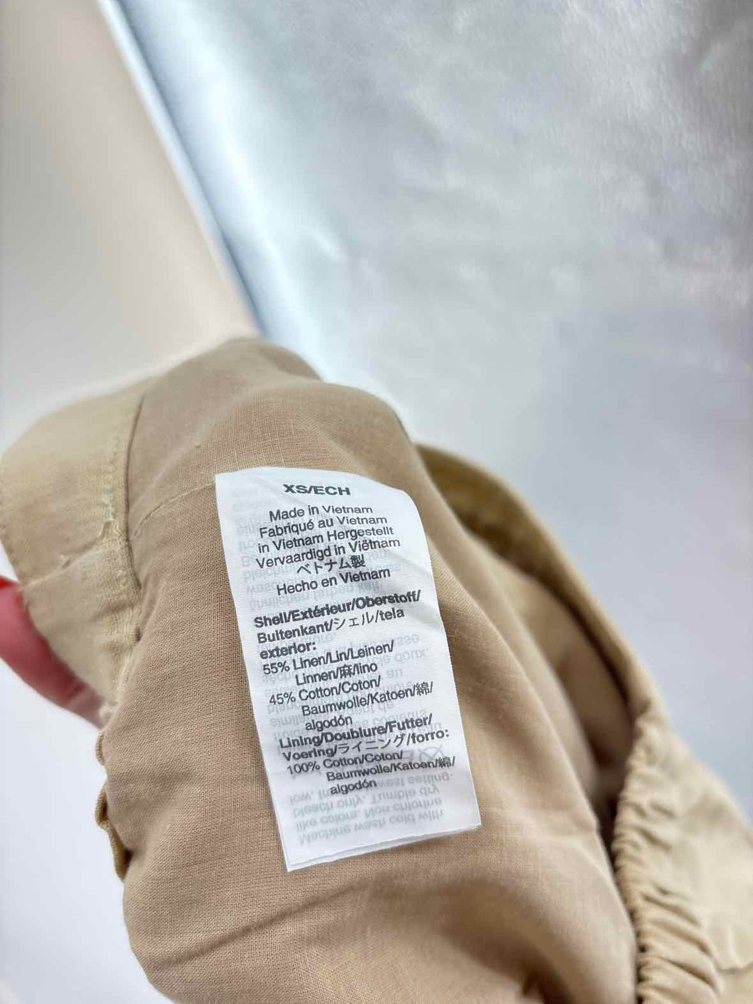 Size XS J Crew Tan Skirt