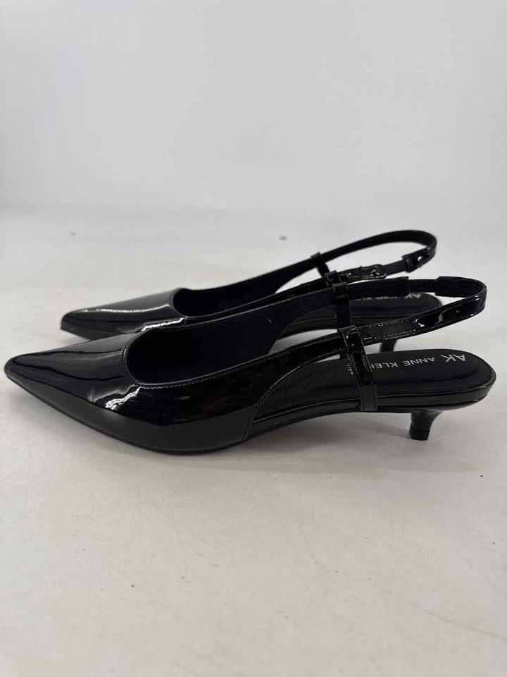 Shoe Size 7.5 Anne Klein Black PATENT Pumps