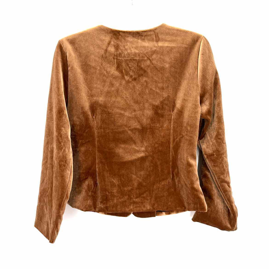 Size S Brown Velour Blazer