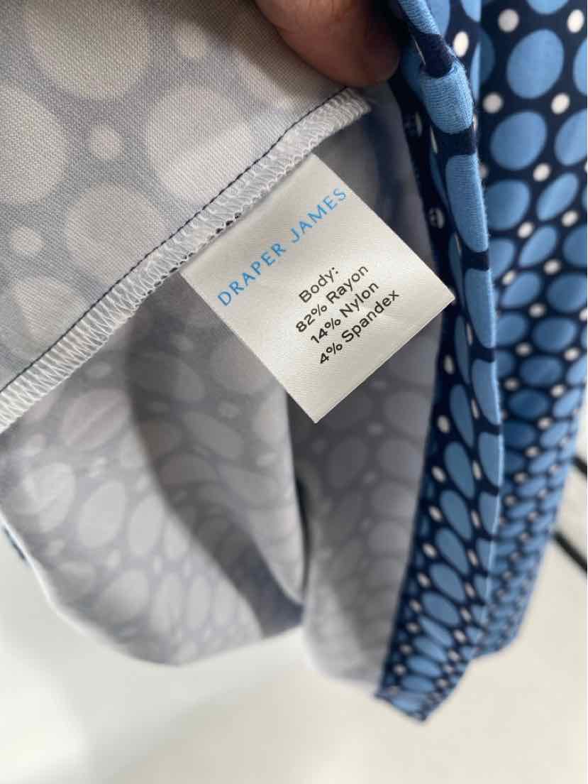 Size 2X DRAPER JAMES Blue Dress