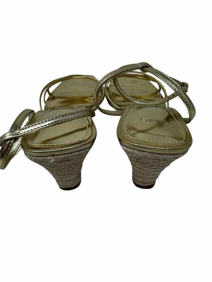 Shoe Size 39 MNG Gold Sandals