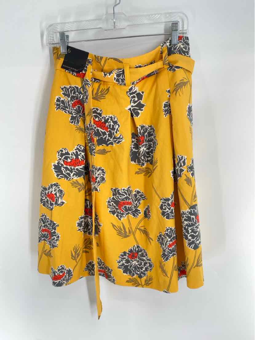 Size 6P Banana Republic Mustard Skirt