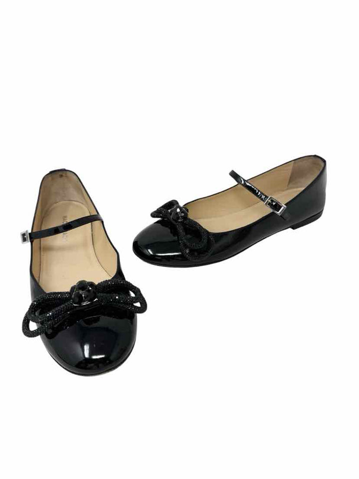 Shoe Size 39.5 Black PATENT Flats