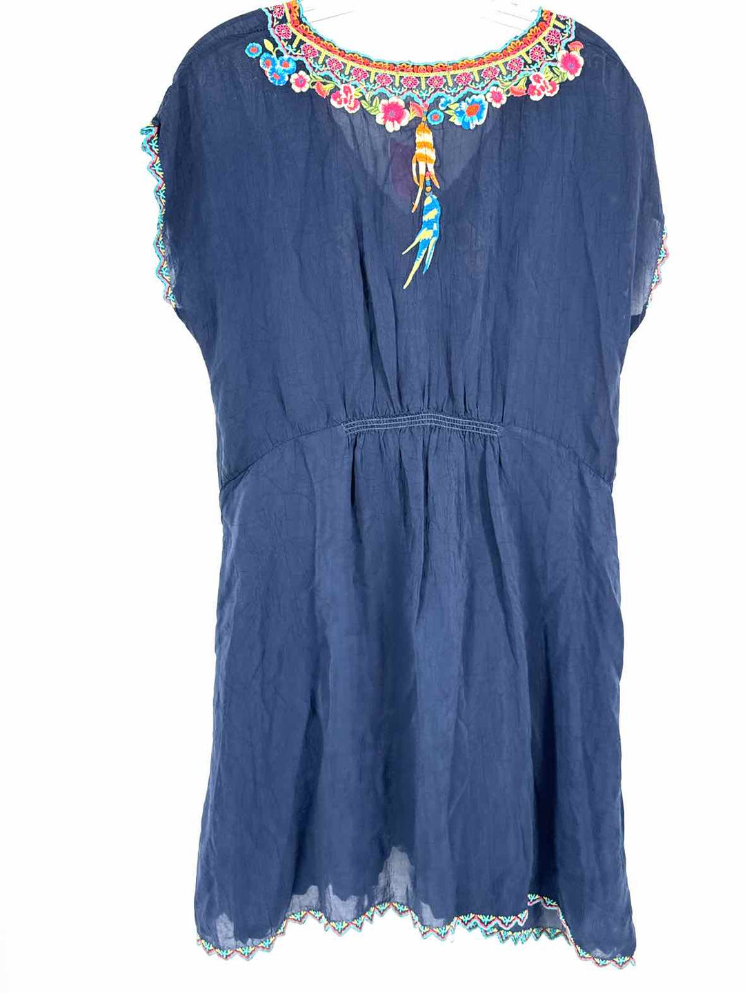 Size S Johnny Was Navy Dress