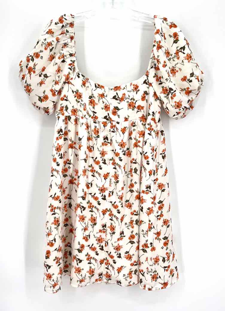 Size S ALTAR'D STATE White Print Dress