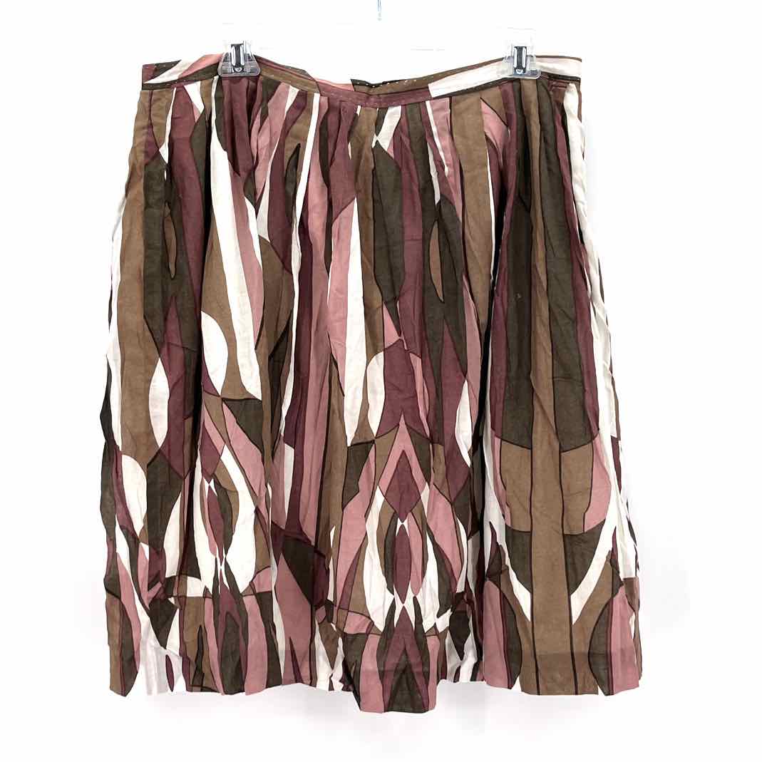 Size 14 TAHARI Multi-Color Skirt