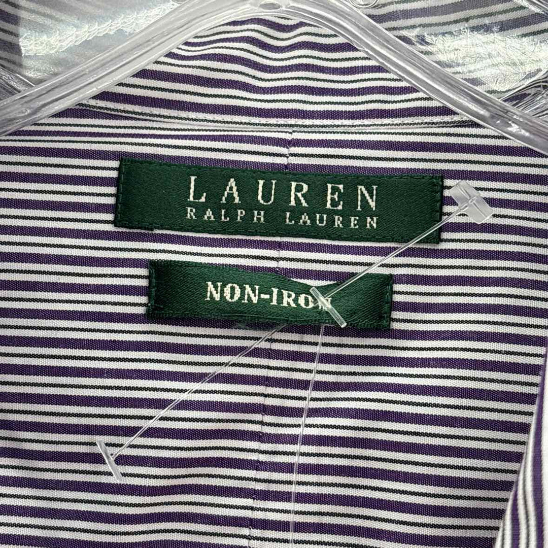 Size 2X RALPH LAUREN Purple Shirt