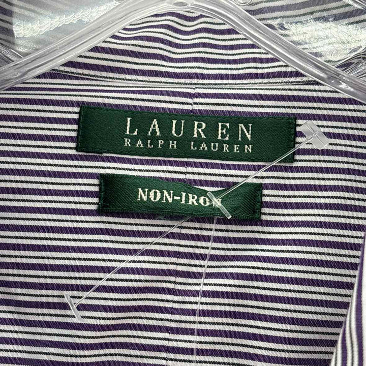 Size 2X RALPH LAUREN Purple Shirt