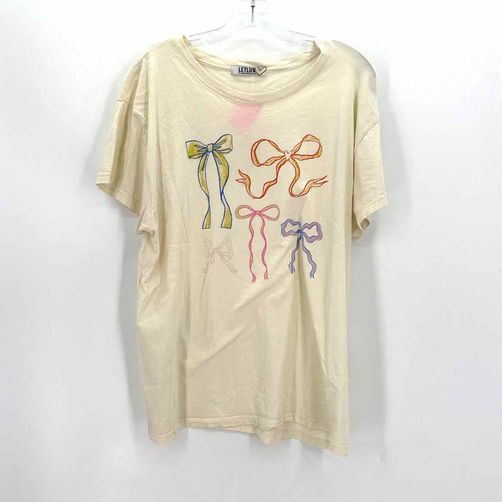 Size XL Anthropologie Cream Shirt