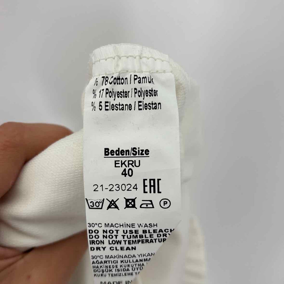 Size 40 Cream Knit Pants