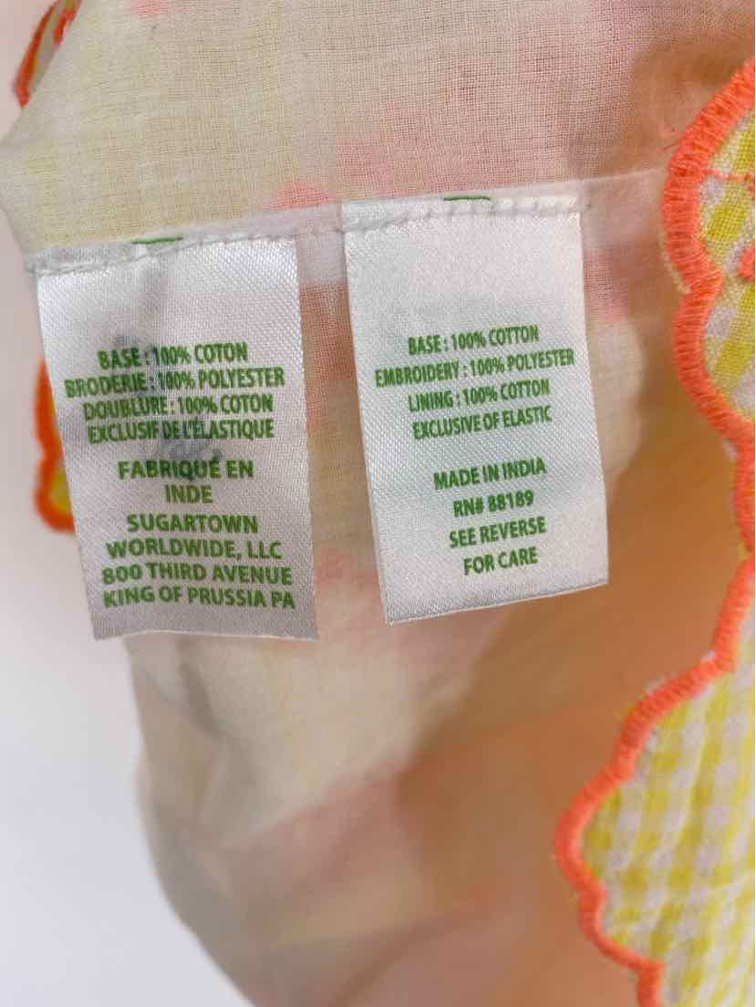 Size 6 Lilly Pulitzer Yellow Print Dress
