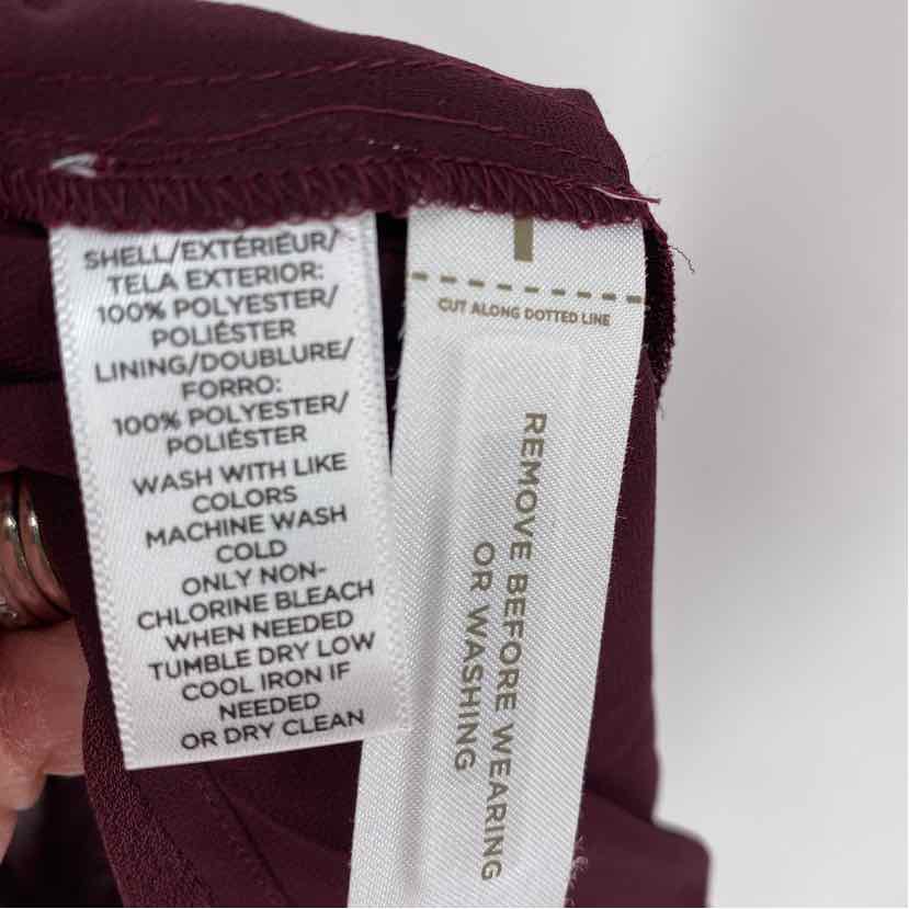 Size L Ann Taylor Burgundy Dress