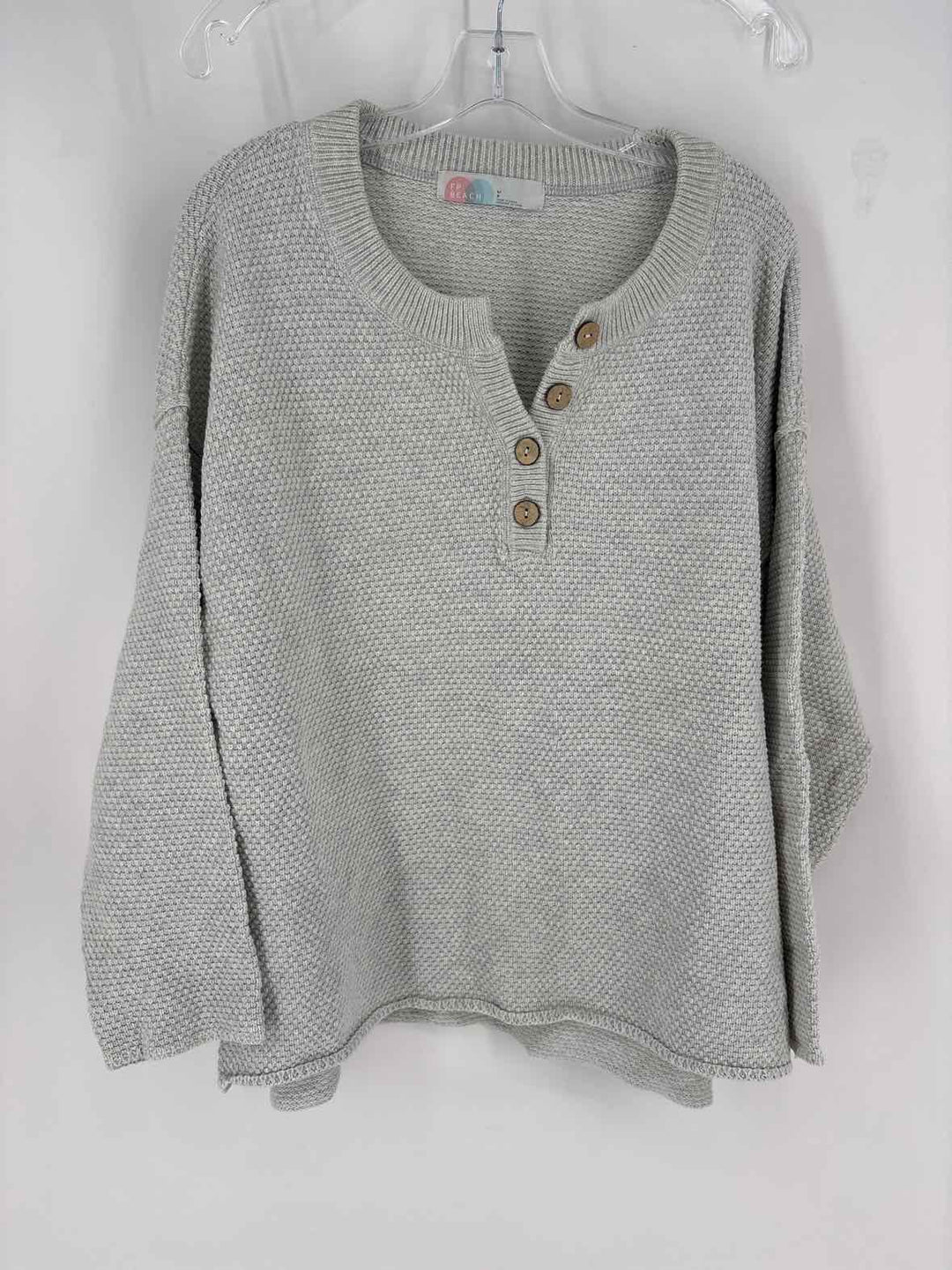 Size L FREE PEOPLE Gray 2 PC Dress