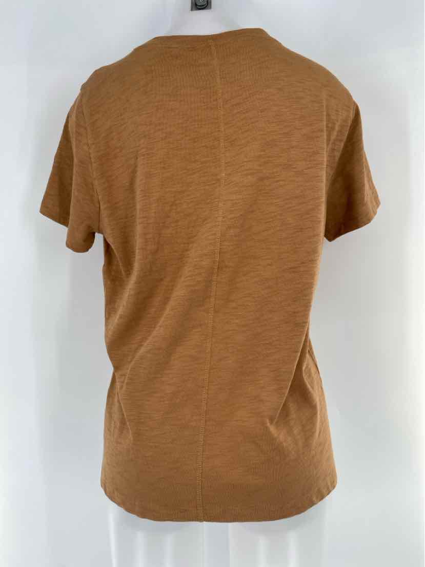 Size L J Crew Tan Cotton Shirt