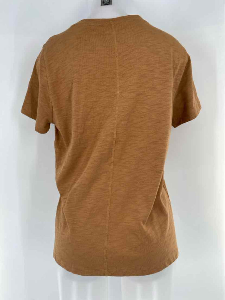 Size L J Crew Tan Cotton Shirt