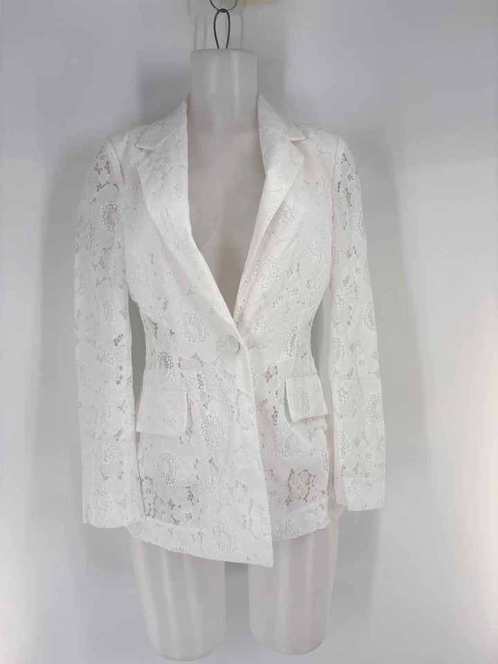 Size S AMANDA UPRICHARD White Blazer