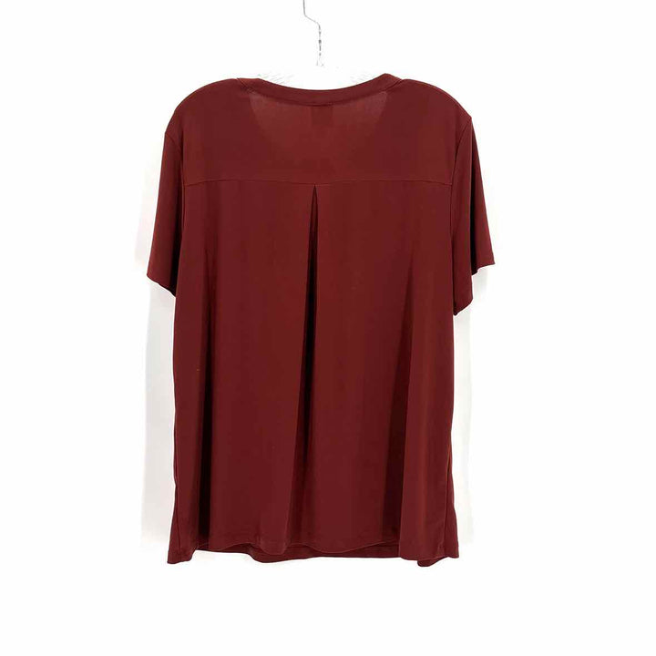 Size XL Anne Klein Rust Knit Shirt