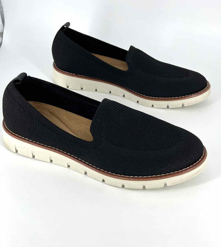 Shoe Size 11 EASY SPIRIT Black Knit Loafers