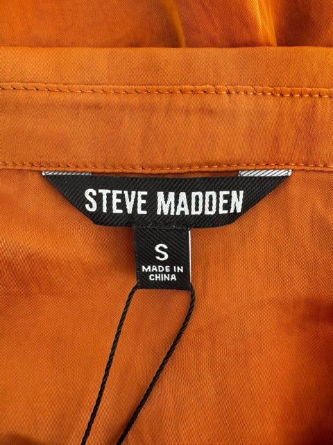 Size S Steve Madden Burnt Orange Sateen Pants