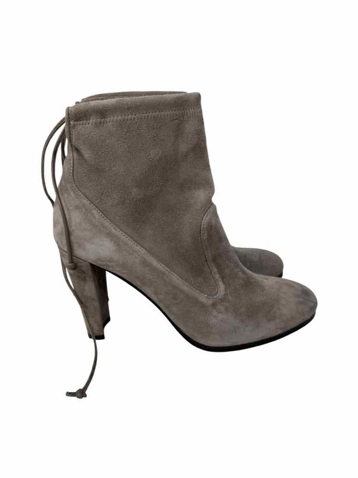 Shoe Size 7.5 Stuart Weitzman Gray Suede Boots