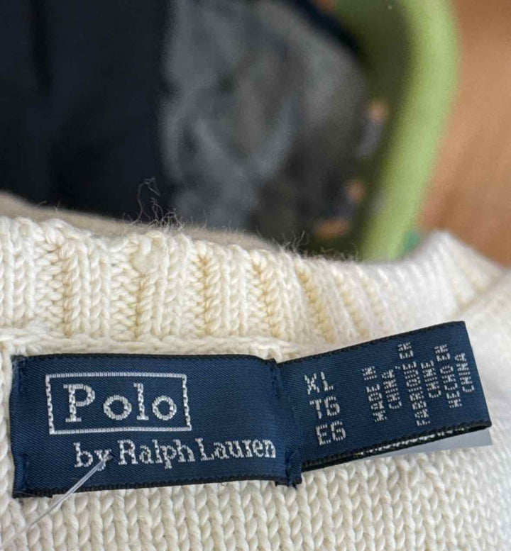 Size XL POLO Cream Sweater