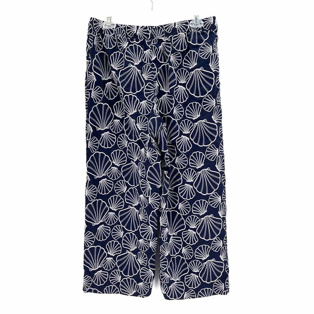 Size M CYNTHIA ROWLEY Navy Print Pants