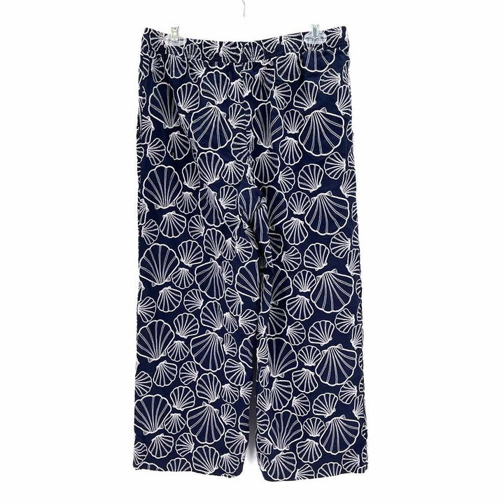 Size M CYNTHIA ROWLEY Navy Print Pants