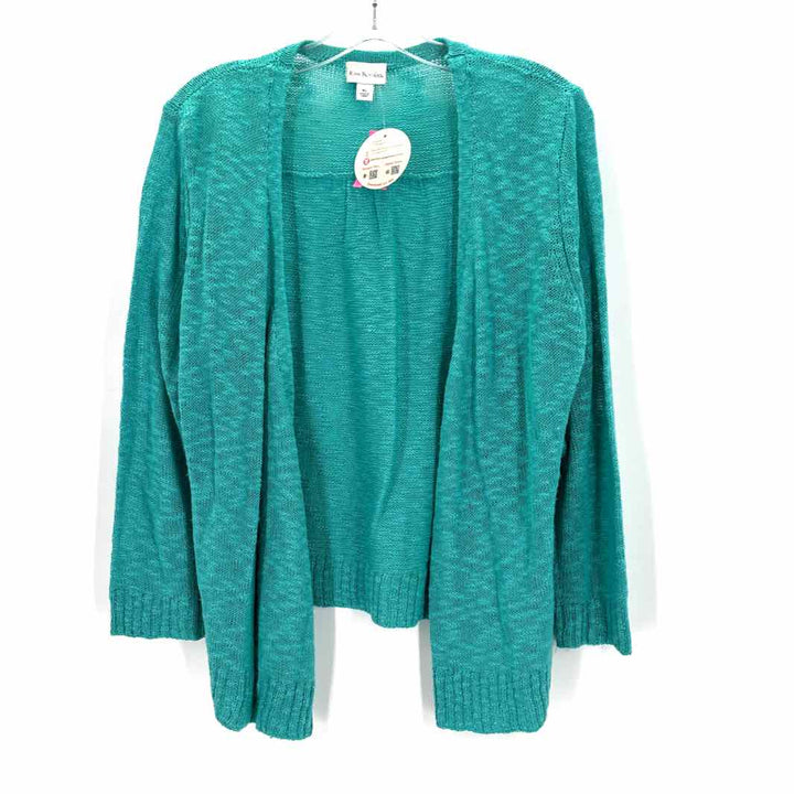 Size XL KIM ROGERS Teal Sweater