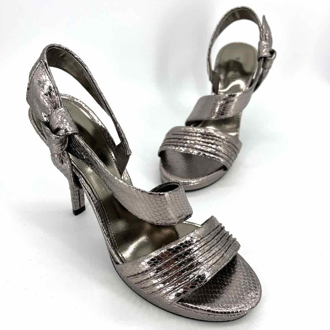 Shoe Size 7.5 Nine West Silver Heels