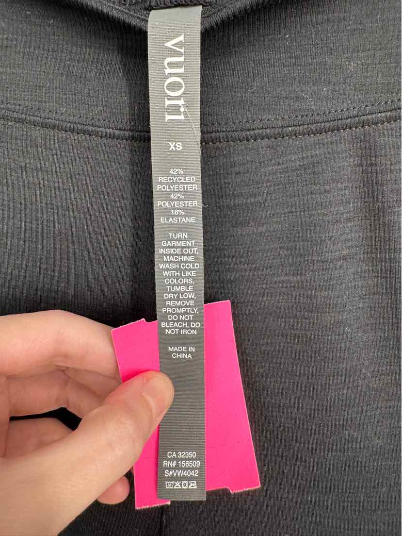 Size XS VUORI Black Cotton Pants